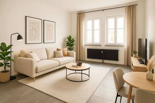 Einrichtungsvorschlag 1.Zimmer.jpg - 4 Zimmer Etagenwohnung zur Miete in Nürnberg