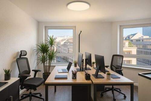 Beispiel Büro mit zwei Schreibtischen - 