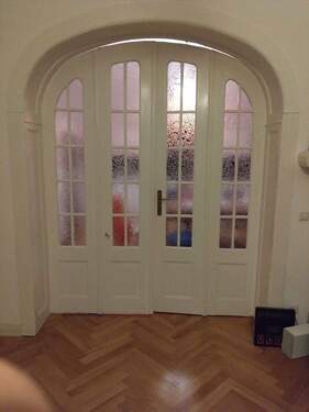 Flügeltüre Küche/Wohnzimmer - Etagenwohnung mit 192,70 m&sup2; in Berlin zum Kaufen