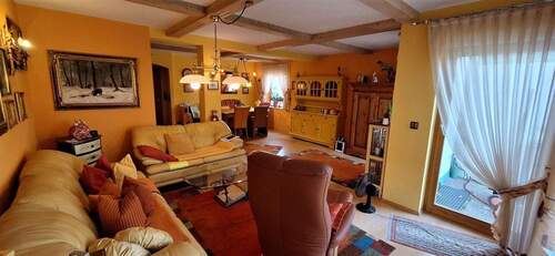 Wohnzimmer - Einfamilienhaus mit 120,00 m&sup2; in Mannheim zum Kaufen