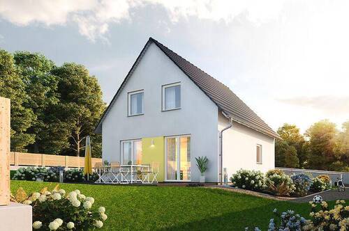 Raumwunder 100 - Gartenansicht - 4 Zimmer Einfamilienhaus zum Kaufen in Grammetal