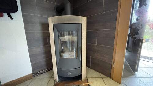 Flur mit Kamin - 