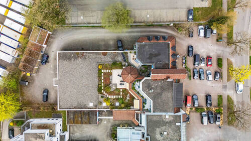 Draufsicht - Einfamilienhaus in Wangen