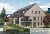 Südwestansicht Haus C - 2 Zimmer Etagenwohnung zum Kaufen in Kirchzarten