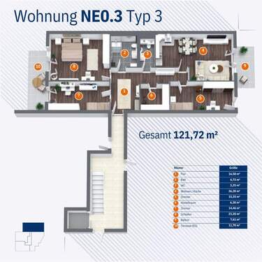Wohnung NE0.3 Typ 3 - 