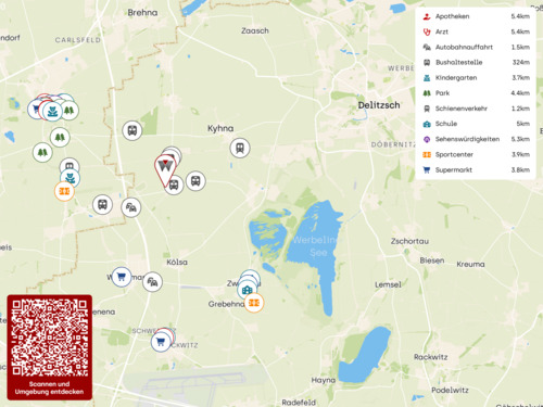 Lageplan - Grundstück in Wiedemar