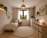 Virtuell bearbeitetes Kinderzimmer - 4 Zimmer Etagenwohnung in Böblingen