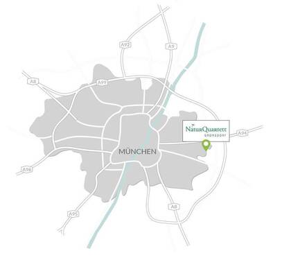 Münchenkarte - 1 Zimmer Büro in Haar