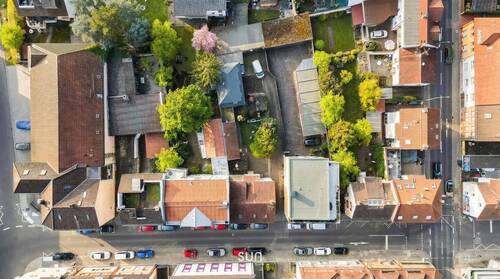 LUFTANSICHT - 1 Zimmer Mehrfamilienhaus, Wohnhaus in Mühlheim