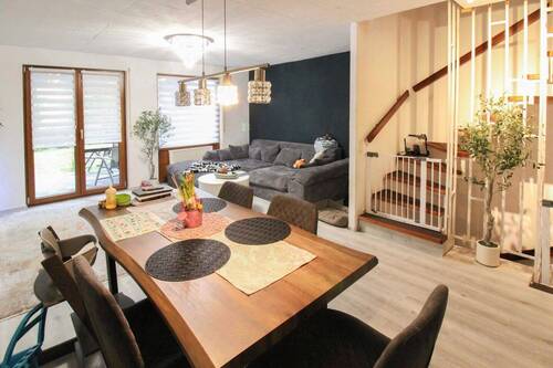Wohnzimmer-Essbereich - Einfamilienhaus in Renningen zum Kaufen