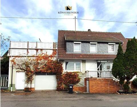 Aussenansichtneu - Bezauberndes EFH mit herrlichem Garten, Garage, XL-Terrasse, Werkstatt und vielen tollen Extras