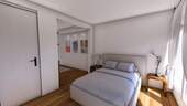 Schlafzimmer_Render2 - 4 Zimmer Etagenwohnung zum Kaufen in Mannheim