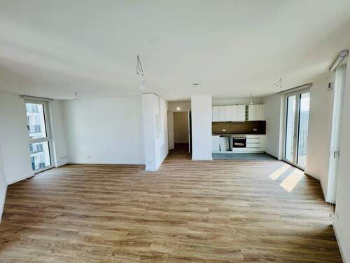 Wohnen/Küche - Wohnen im Erstbezugnach Bau! - durchdachter Grundriss & großzügiger Balkon