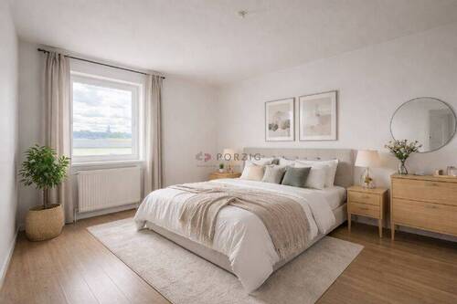 Schlafzimmer-KI Bild - 2 Zimmer Etagenwohnung zur Miete in Ribnitz-Damgarten