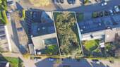 Grundstück Vogelperspektive - Rarität in Friedrichsfeld: Bauplatz + Garagengrundstück in Toplage!
