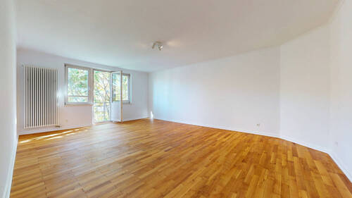 Wohnzimmer - 3 Zimmer Etagenwohnung zum Kaufen in Frankfurt am Main