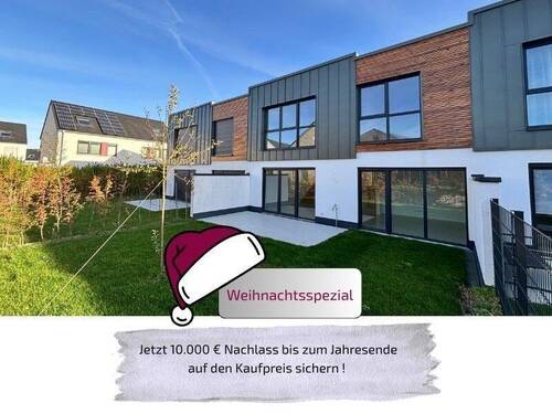 Rückansicht - Sofort beziehbar! Exklusives nachhaltiges Reihenmittelhaus in Neubeckum