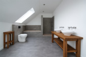 Badezimmer en Suite im Dachgeschoss - 