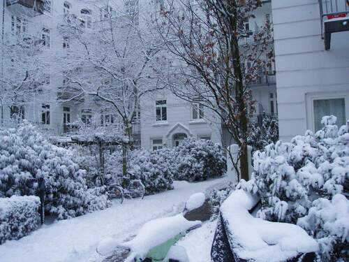 Innenhof im Winter - 