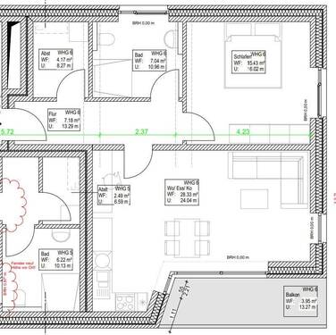 WE 6 - 2 Zimmer Etagenwohnung zur Miete in Oldenburg
