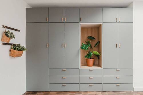Einbauschrank im Schlafzimmer - 