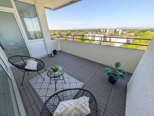 Ausblick_Balkon - PANORAMABLICK zum Pfälzer Wald 