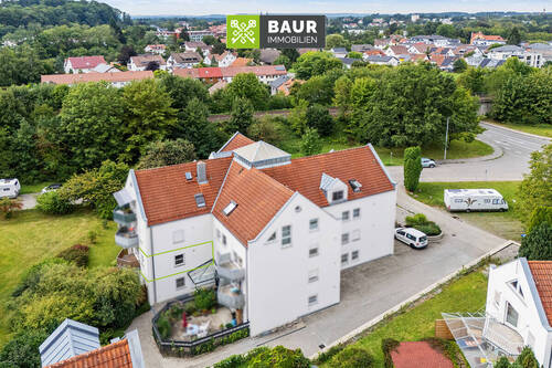 Luftbild - 3 Zimmer Etagenwohnung zum Kaufen in Bad Waldsee