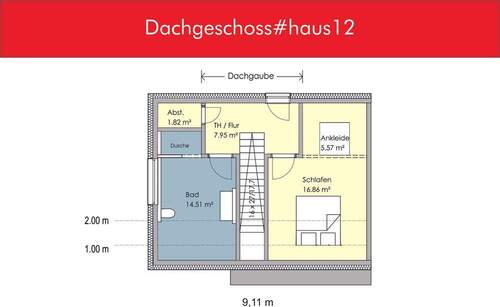 Dachgeschoß - 