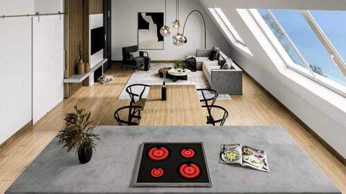 Ess-/Koch-/Wohnbereich - 3 Zimmer Etagenwohnung zum Kaufen in Merching