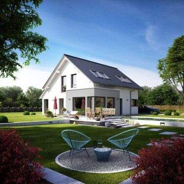 Beispielbebauung Sunshine 143 - Großes Traumhaus, elegant geschnitten mit passendem Bauplatz!