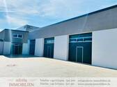 Außenansicht - LAGERHALLE & BÜRO * ERDGESCHOSS * TAGESLICHT * ISOLIERT * AUTOBAHNANSCHLUSS * GEWERBEPARK