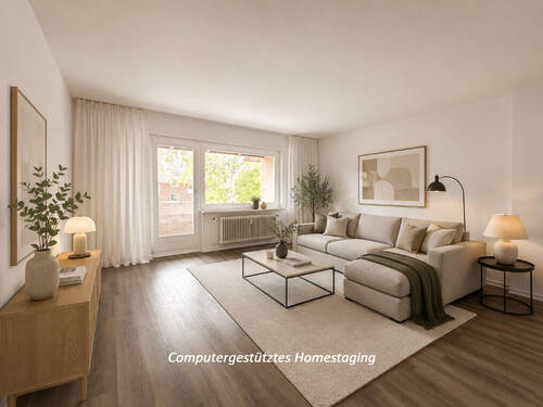 Wohnzimmer - 3 Zimmer Etagenwohnung in Hamburg