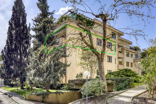 Hausansicht - Sofort beziehbare 2-Zimmer-Eigentumswohnung in ruhiger Zentrumslage!