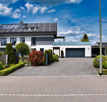 Zweifamilienhaus mit Pool, Dachterrasse, unverbaubarem Ausblick im schönen Unterallgäu - Oberschönegg