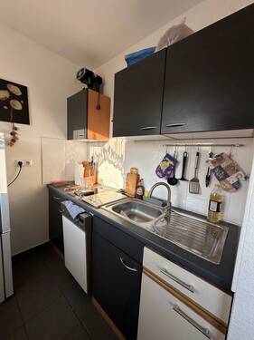 Küche - 1 Zimmer Etagenwohnung zur Miete in Ludwigshafen