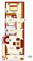 Grundriss der Wohnung - 