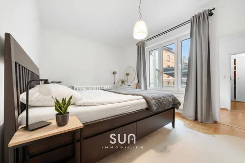 Schlafzimmer - Etagenwohnung mit 74,00 m² in Frankfurt am Main zum Kaufen