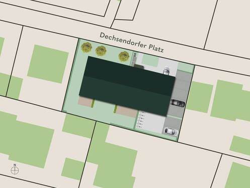 Grundstücksplan.jpg - Etagenwohnung mit 86,00 m² in Erlangen zum Kaufen