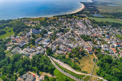 Luftbildaufnahme - Blick zum Südstrand - 