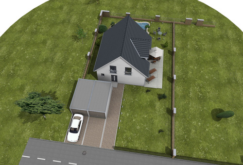 EFH Smart Aufsicht - 5 Zimmer Einfamilienhaus zum Kaufen in Postbauer-Heng