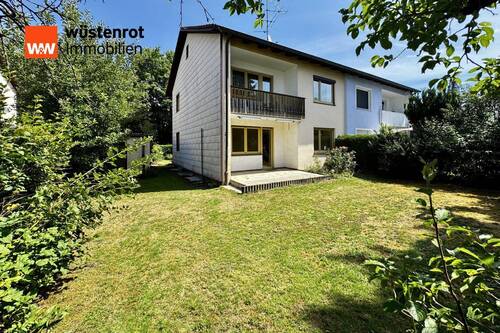 Südseite - 4 Zimmer Doppelhaushälfte zum Kaufen in Neubiberg