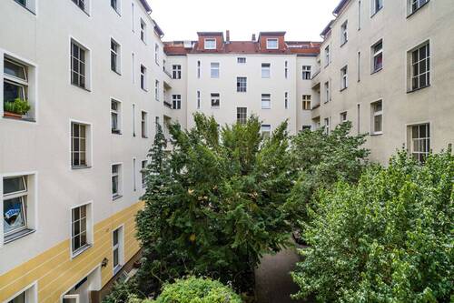 Viel Grün im Innenhof - 