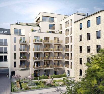 Visualisierung Innenhof - 