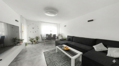 Wohnzimmer - Etagenwohnung mit 72,00 m&sup2; in Stuttgart zum Kaufen