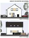 Ansicht von Norden und Westen - 