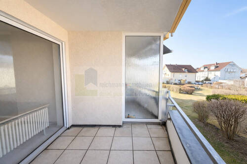 Balkon mit sonnigem Ausblick - Etagenwohnung mit 55,80 m&sup2; in Bad Dürrheim zum Kaufen