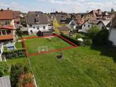 Drohnenansicht Baugrundstück - 5 Zimmer Einfamilienhaus zum Kaufen in Radolfzell am Bodensee