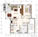 Wohnungsgrundriss - 