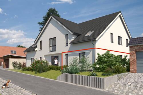 Hausvorderansicht-02.jpg - 3 Zimmer Etagenwohnung in Bergen auf Rügen