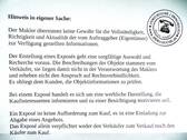 Expose`bestandteil ! - 